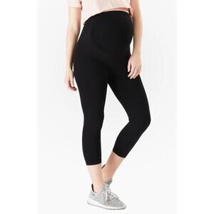 Belly Bandit Maternity Leggings Bump Support Capri Black NEW Small